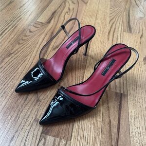 Carolina Herrera sling back pumps